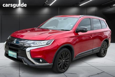 Red 2020 Mitsubishi Outlander Wagon Black Edition 7 Seat (2Wd)