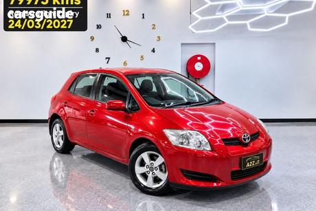 Red 2009 Toyota Corolla Hatchback Edge