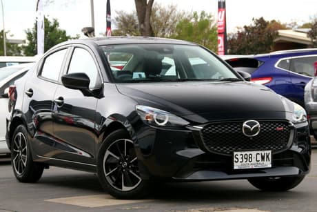 Black 2023 Mazda 2 Sedan G15 Gt