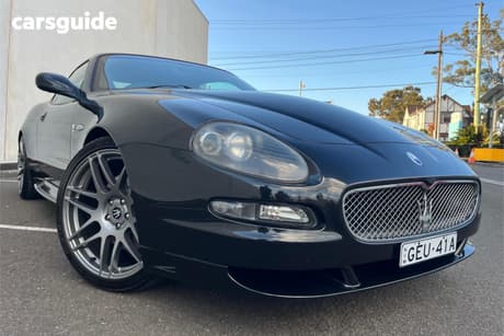 Black 2005 Maserati Spyder Convertible Gt