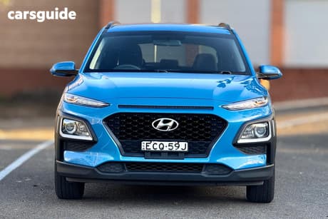 Blue 2019 Hyundai Kona Wagon Go (Fwd)