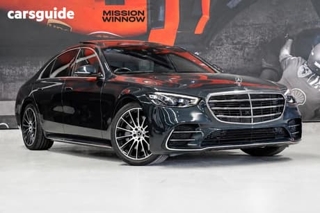 Grey 2021 Mercedes-Benz S450 Saloon 4Matic (Hybrid)