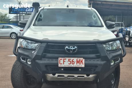 White 2021 Toyota Hilux Double Cab Pick Up Sr (4X4)