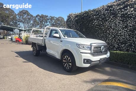 White 2025 GWM Cannon Cab Chassis Premium (4X2)
