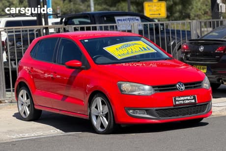 Red 2014 Volkswagen Polo Hatchback 77 Tsi Comfortline