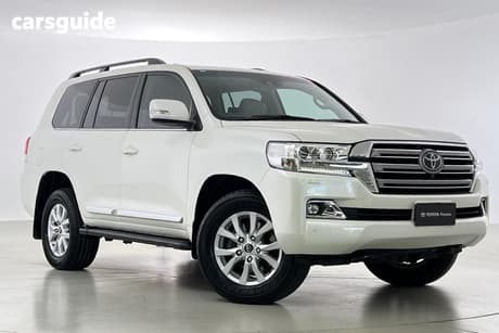 White 2019 Toyota Landcruiser Wagon Lc200 Sahara (4X4)