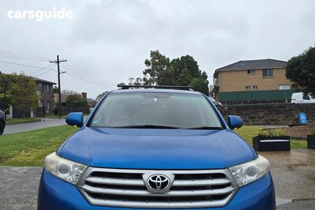 Blue 2011 Toyota Kluger Wagon Kx-S (4X4)
