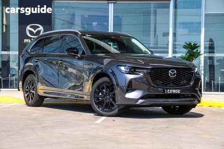 Grey 2026 Mazda CX-80 SUV