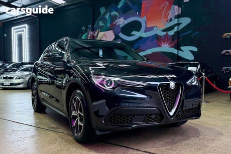 Black 2017 Alfa Romeo Stelvio SUV FIRST EDITION 4X4