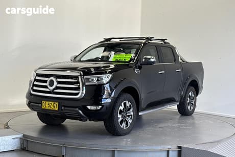Black 2021 GWM UTE Dual Cab Utility Cannon-X (4X4)