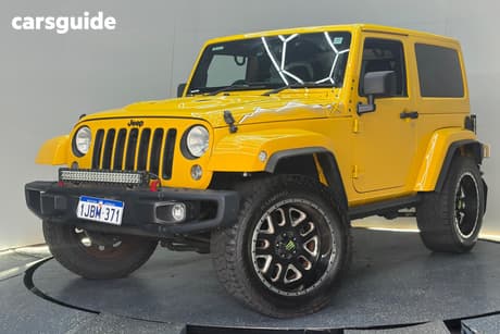 Yellow 2014 Jeep Wrangler Hardtop Overland