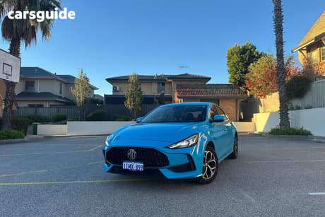 Blue 2024 MG MG5 Sedan Essence