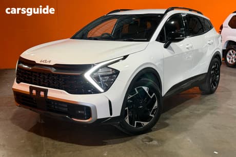 White 2023 Kia Sportage Wagon Sx+ (Fwd)