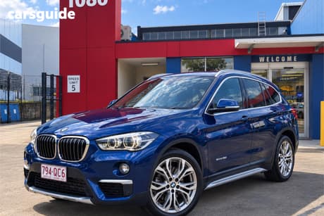 Blue 2017 BMW X1 Wagon Sdrive 18D