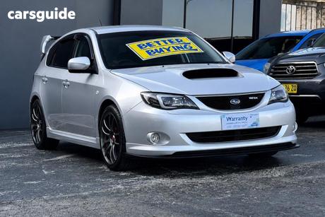Silver 2009 Subaru Impreza Hatchback Wrx (Awd)