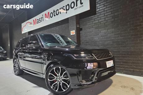 Black 2018 Land Rover Range Rover Sport Wagon Sdv6 Se