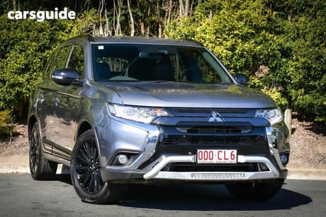 Grey 2021 Mitsubishi Outlander Wagon Black Edition 7 Seat (2Wd)