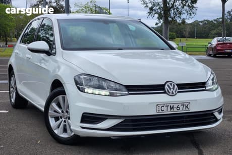 White 2019 Volkswagen Golf Hatchback 110 Tsi Trendline