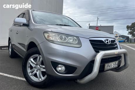 Grey 2010 Hyundai Santa FE Wagon Slx Crdi (4X4)