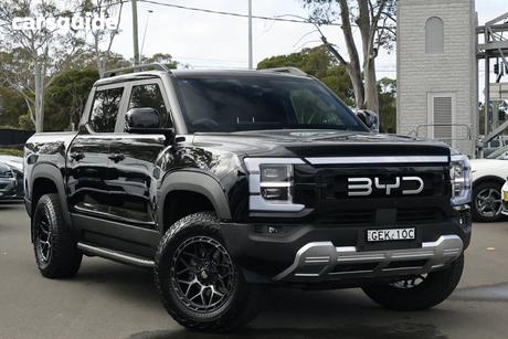 Black 2025 BYD Shark 6 Dual Cab Utility Dual Motor Premium