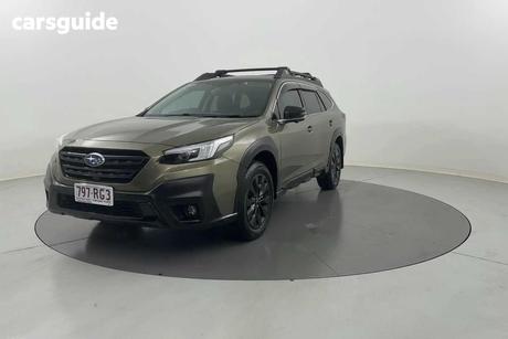 Green 2023 Subaru Outback Wagon Awd Sport Xt