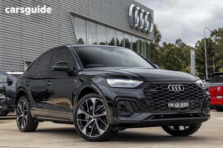Black 2021 Audi Q5 Sportback 45 Tfsi Quattro S Line Mhev