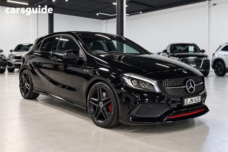 Black 2017 Mercedes-Benz A250 Hatchback Sport 4Matic