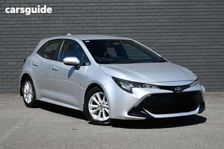 Silver 2022 Toyota Corolla Hatchback Ascent Sport