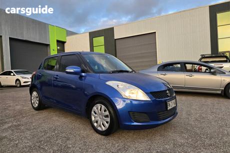 Blue 2011 Suzuki Swift Hatchback Gl