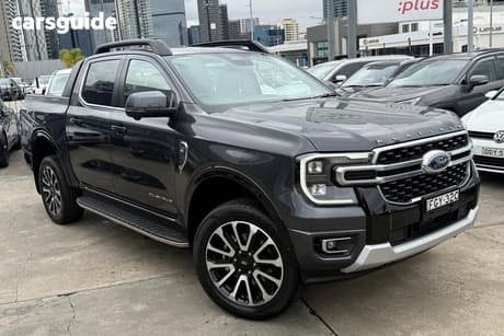 Grey 2024 Ford Ranger Double Cab Pick Up Platinum 3.0 (4X4)