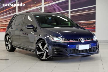 Blue 2020 Volkswagen Golf Hatchback Gti