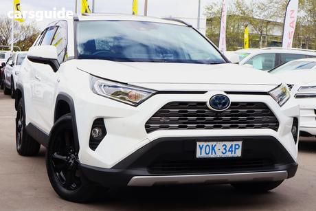 White 2020 Toyota RAV4 Wagon Cruiser Awd Hybrid