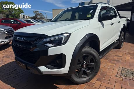 White 2026 Isuzu D-MAX Crew Cab Utility X-Terrain (4X4)