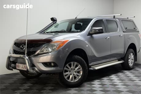 Grey 2014 Mazda BT-50 Dual Cab Utility Gt (4X4)