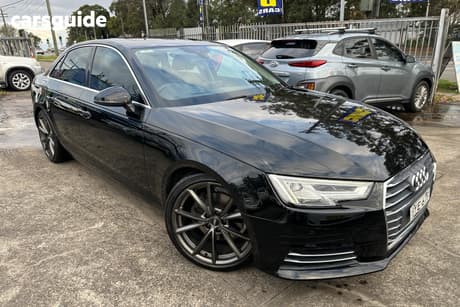 Black 2017 Audi A4 Sedan SPORT