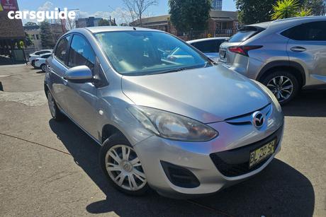 Silver 2011 Mazda 2 Hatchback Neo