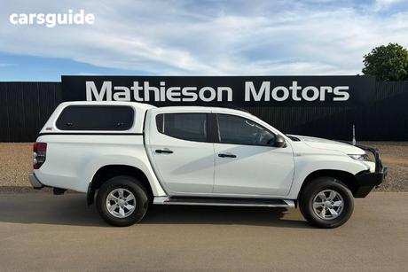 White 2021 Mitsubishi Triton Double Cab Pick Up Glx+ (4X4)