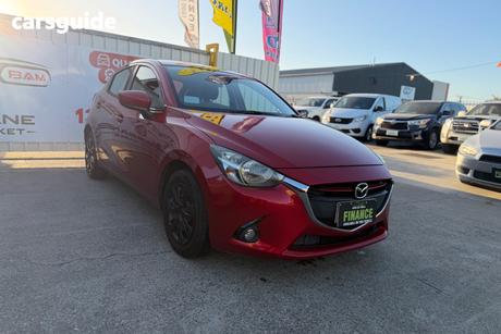 Red 2017 Mazda 2 Hatchback Neo
