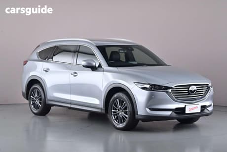 Silver 2020 Mazda CX-8 Wagon Touring (Awd)