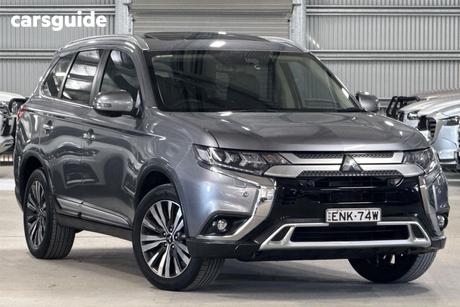 Grey 2021 Mitsubishi Outlander Wagon Exceed 7 Seat (Awd)