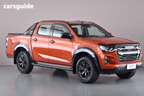 Orange 2023 Isuzu D-MAX Crew Cab Utility X-Terrain (4X4)