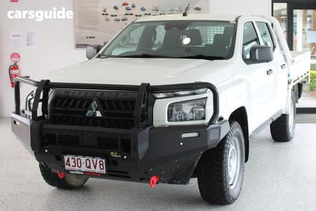 White 2024 Mitsubishi Triton Double Cab Pick Up Glx (4X4)