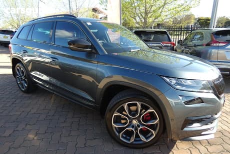Grey 2020 Skoda Kodiaq Wagon 176 Tdi Rs (4X4)