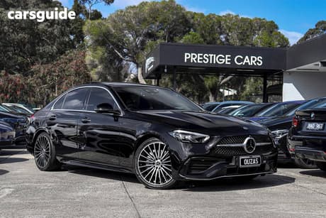 Black 2022 Mercedes-Benz C300 Sedan Mhev