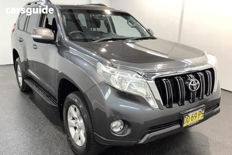Grey 2015 Toyota Landcruiser Prado Wagon Gxl (4X4)