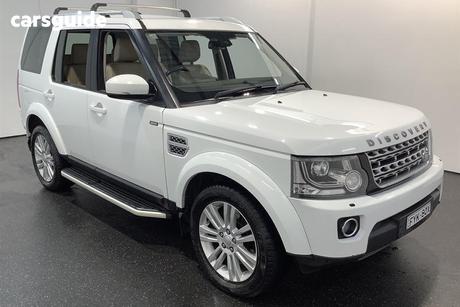 White 2014 Land Rover Discovery 4 Wagon 3.0 Sdv6 Hse