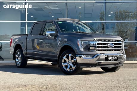 Grey 2023 Ford F150 Double Cab Pick Up Lariat Swb (4Wd)