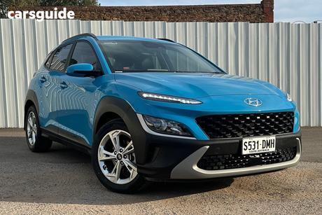 Blue 2021 Hyundai Kona Wagon Active (Fwd)