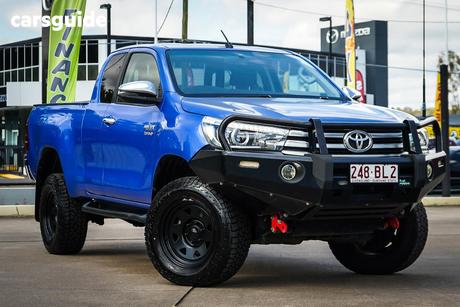 Blue 2018 Toyota Hilux X Cab Utility Sr5 (4X4)