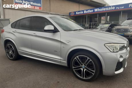 Silver 2016 BMW X4 Coupe Xdrive 35I